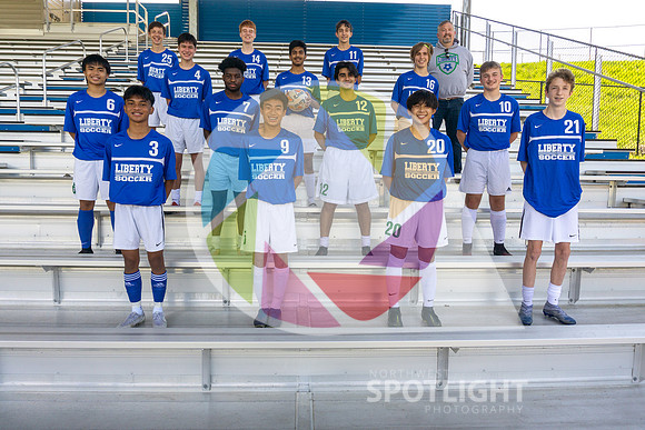 Liberty Soccer Team 21-JV smiles