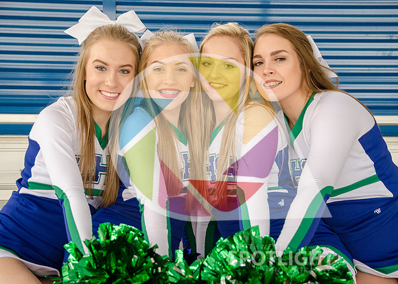 LHS Cheer 4 Seniors 9203