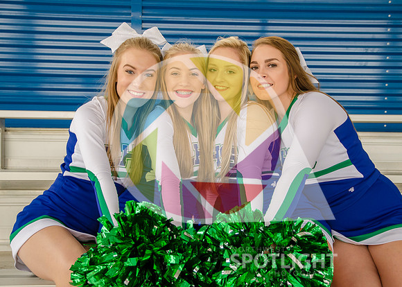 LHS Cheer 4 Seniors 9200