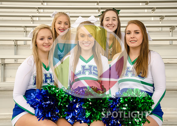 LHS Cheer 5 Seniors 9170