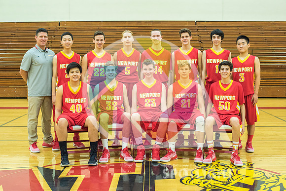 NHS B Bball JV Team 1543