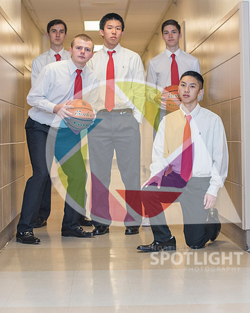 NHS B Bball Seniors 2299
