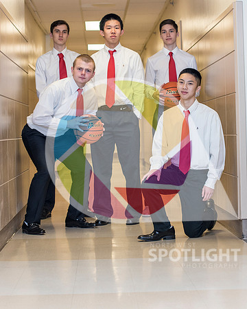 NHS B Bball Seniors 2301
