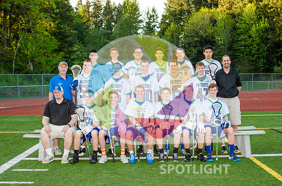 Liberty Lacrosse HS JV Team Happy 0962