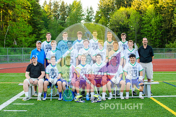 Liberty Lacrosse HS Varsity Team Happy 0979