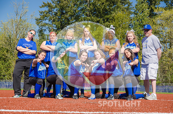 LHS JV Fastpitch Team 9434