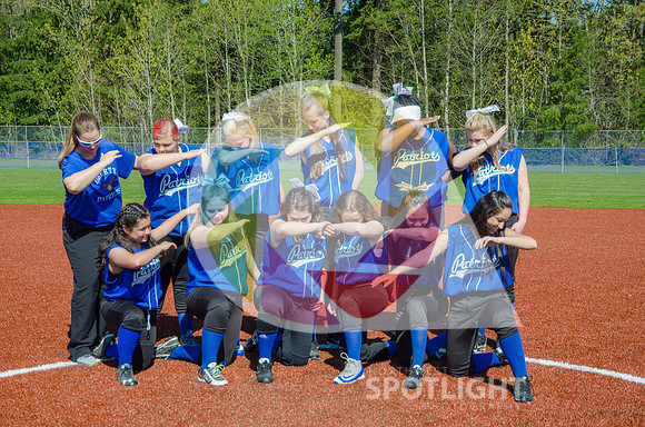 LHS JV Fastpitch Team Dab 9479