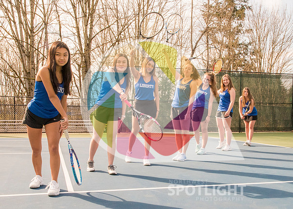 LHS Girls Tennis Seniors Serve _NEW2831