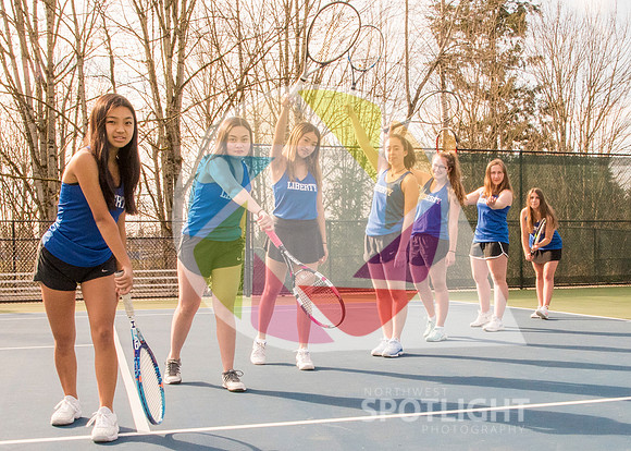 LHS Girls Tennis Seniors Serve _NEW2839