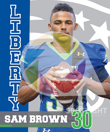LHS Football Banner Sam Brown