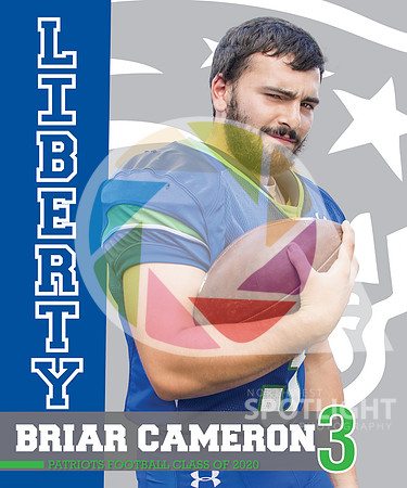 LHS Football Banner Briar Cameron